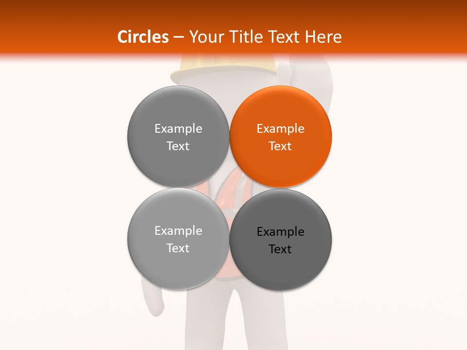 Cone White Abstract PowerPoint Template