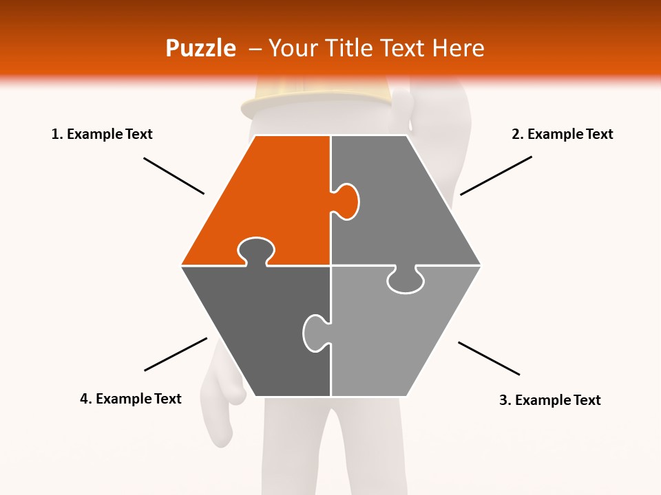 Cone White Abstract PowerPoint Template