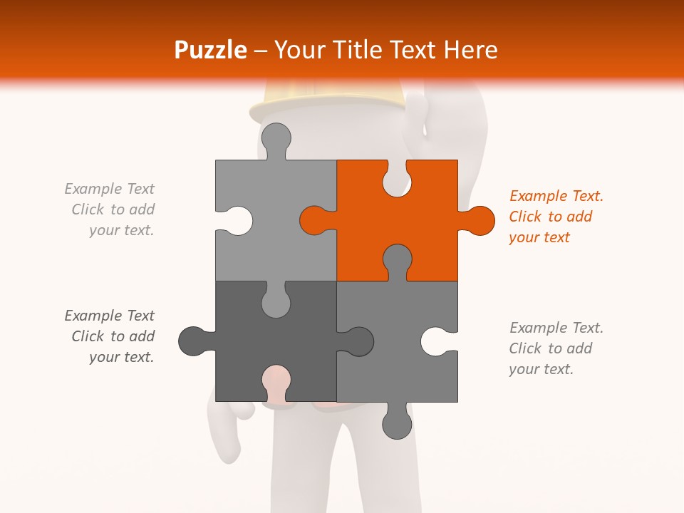 Cone White Abstract PowerPoint Template