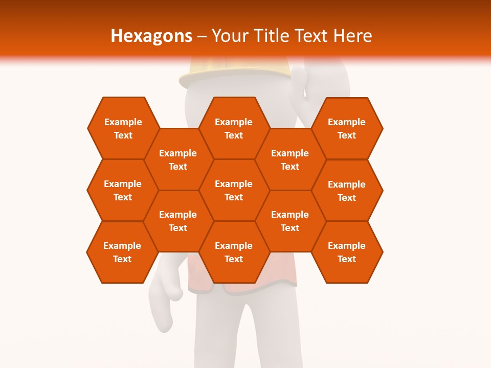 Cone White Abstract PowerPoint Template