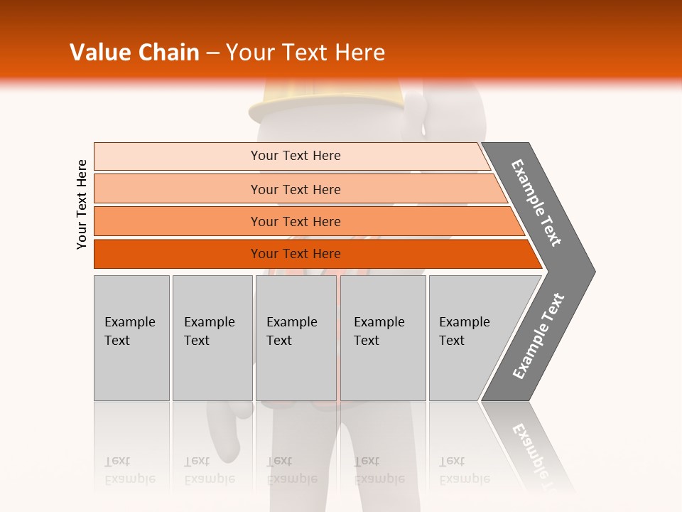 Cone White Abstract PowerPoint Template
