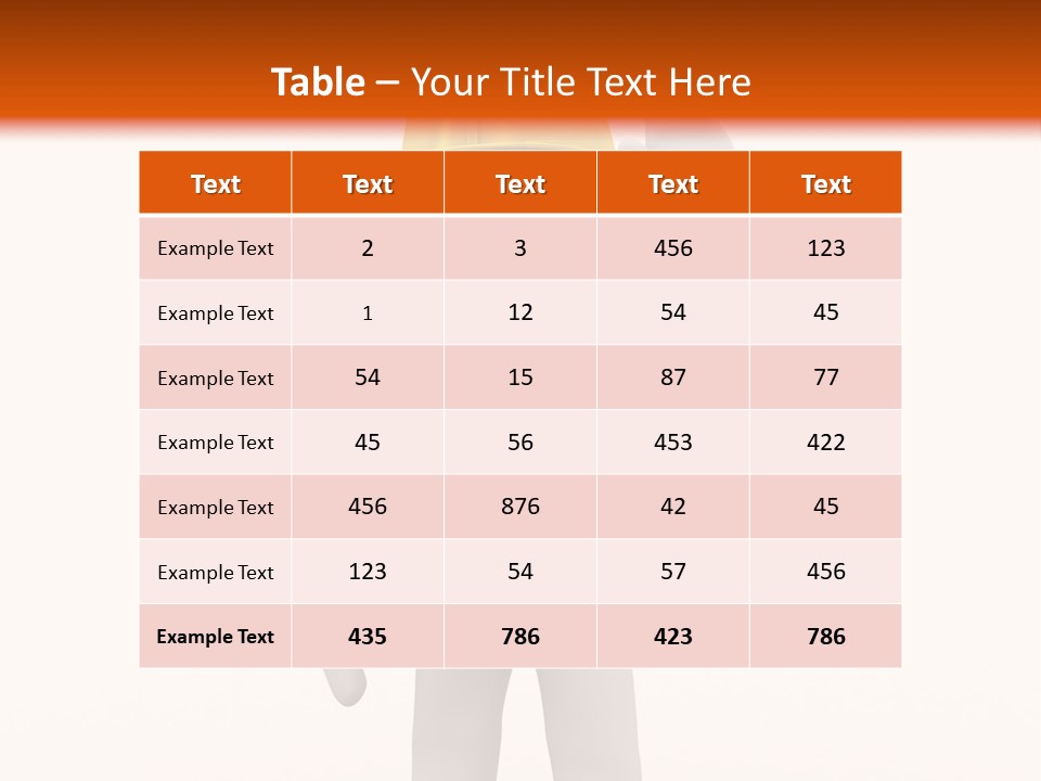 Cone White Abstract PowerPoint Template