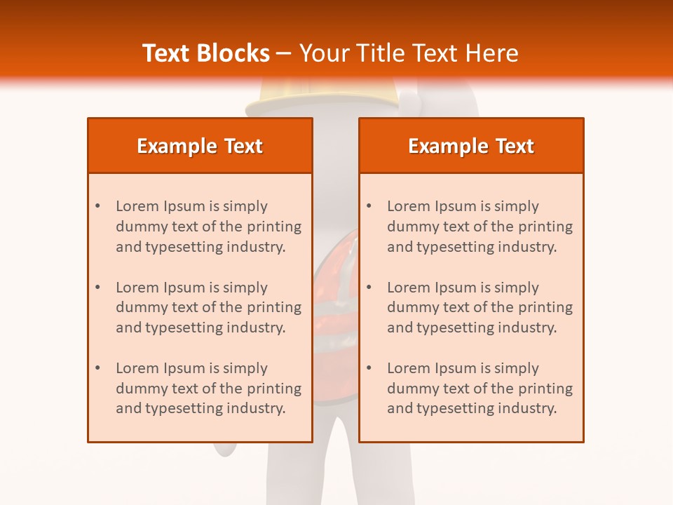 Cone White Abstract PowerPoint Template