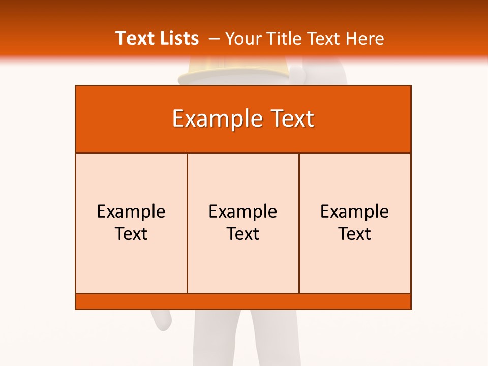 Cone White Abstract PowerPoint Template