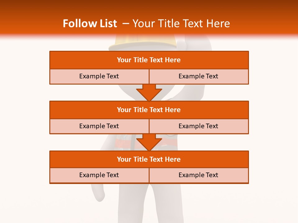 Cone White Abstract PowerPoint Template