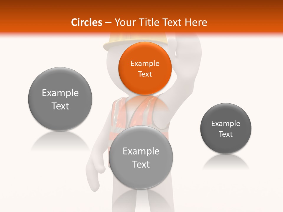 Cone White Abstract PowerPoint Template