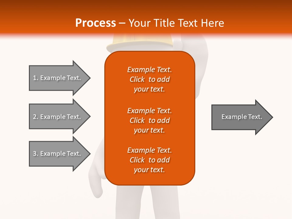 Cone White Abstract PowerPoint Template