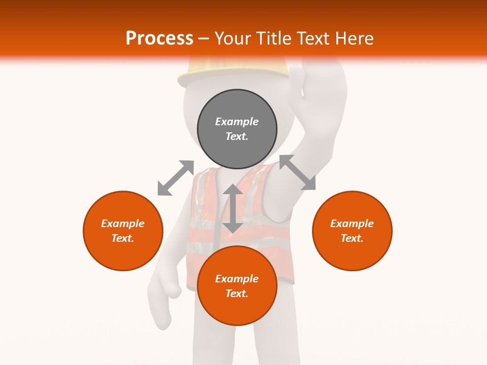 Cone White Abstract PowerPoint Template