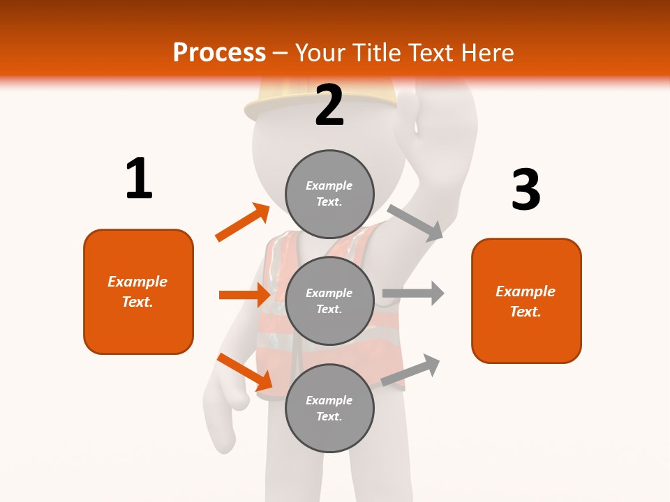 Cone White Abstract PowerPoint Template