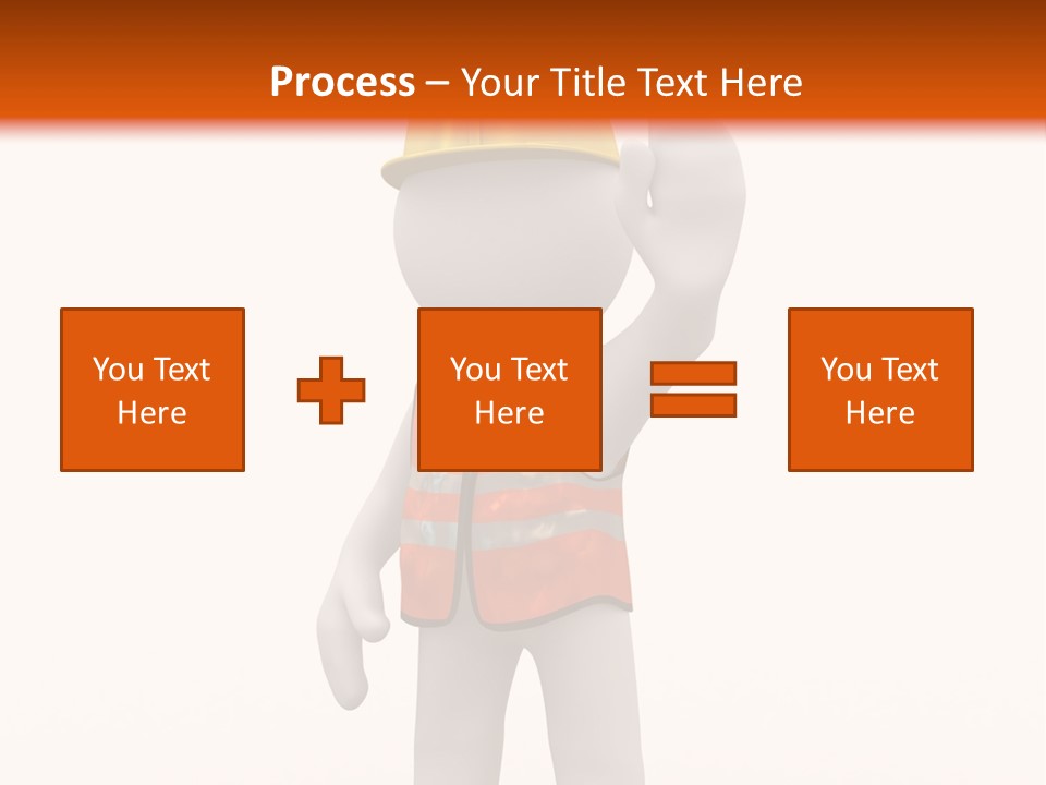 Cone White Abstract PowerPoint Template