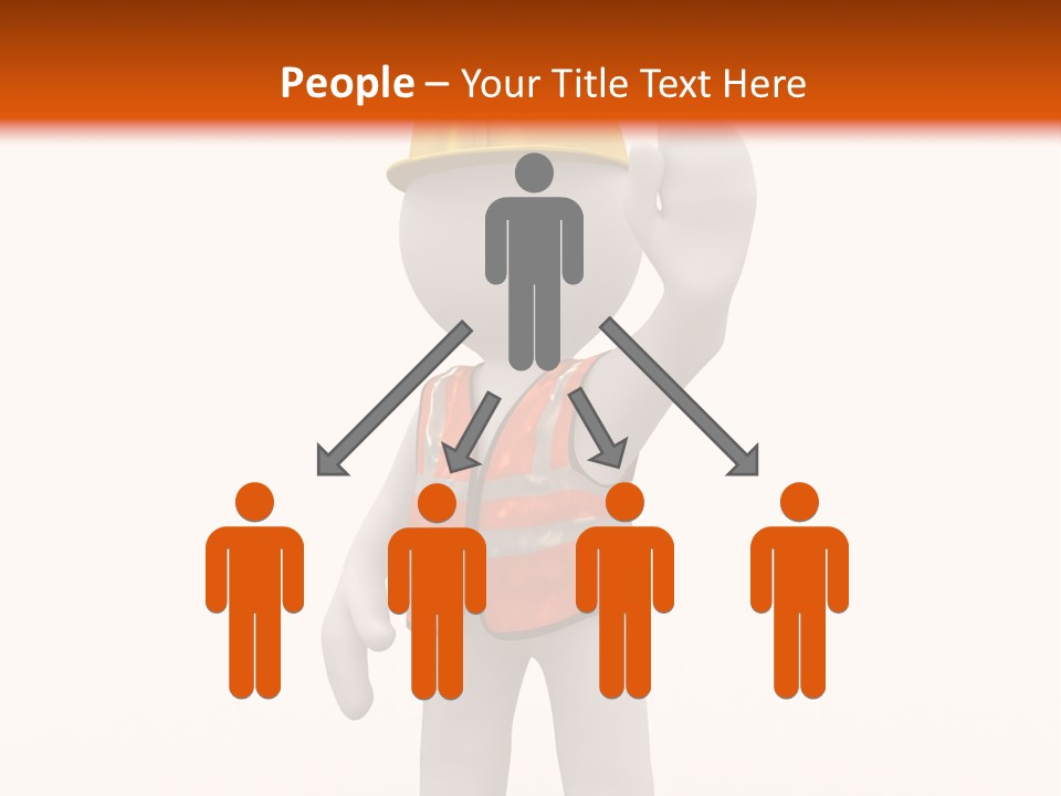 Cone White Abstract PowerPoint Template