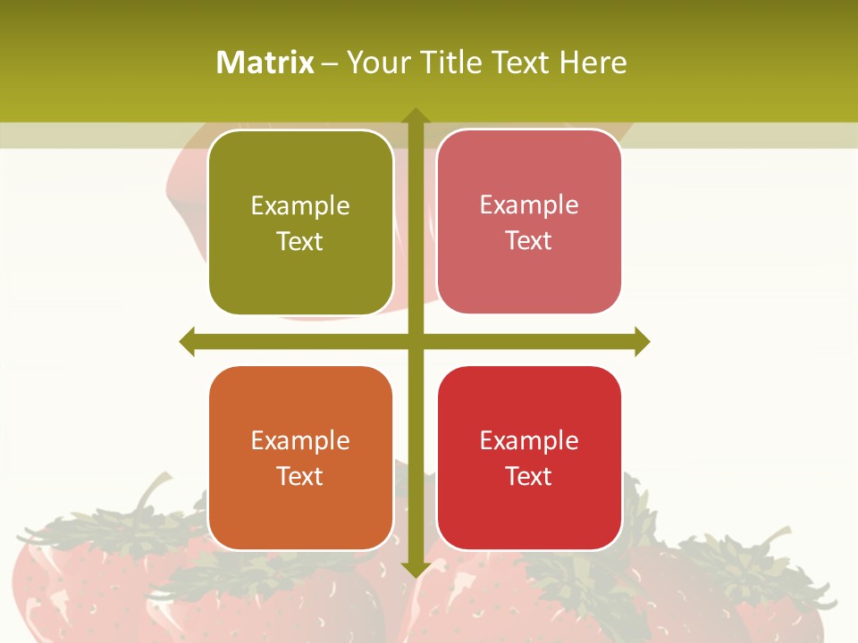 Strawberry Diet Berry PowerPoint Template