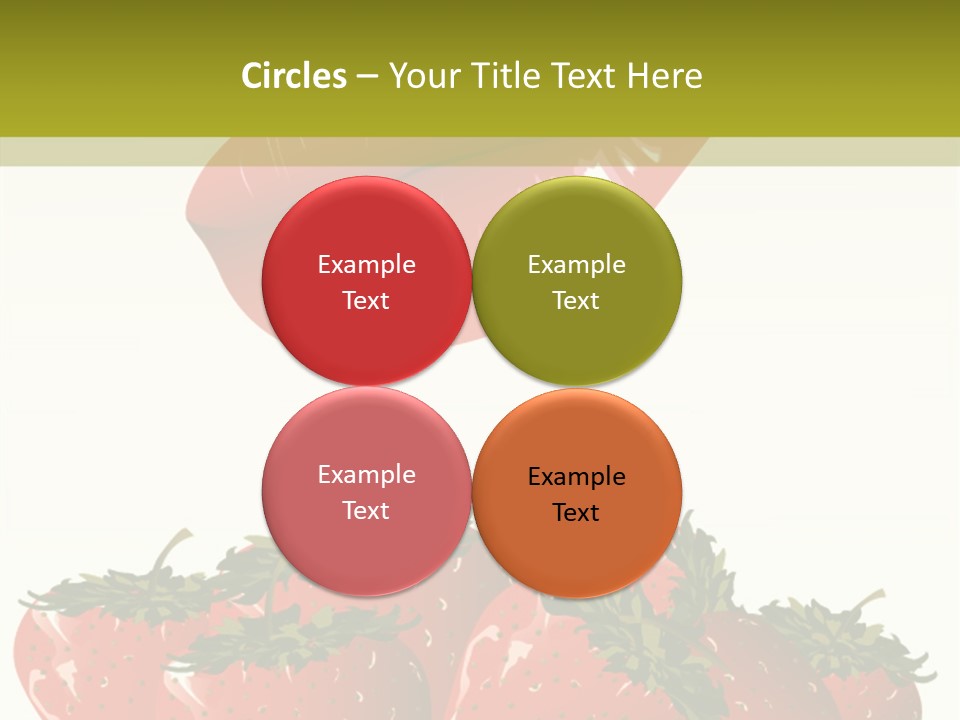 Strawberry Diet Berry PowerPoint Template