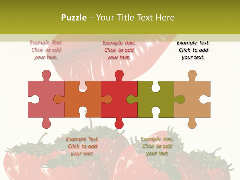 Strawberry Diet Berry PowerPoint Template