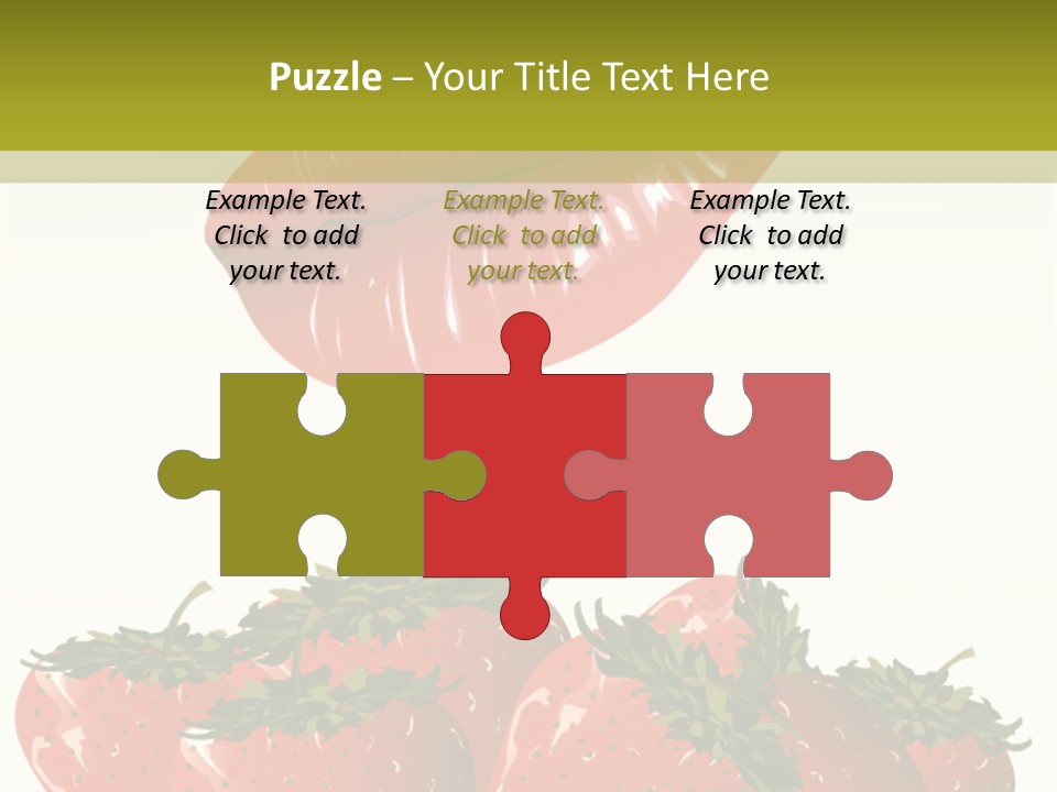 Strawberry Diet Berry PowerPoint Template