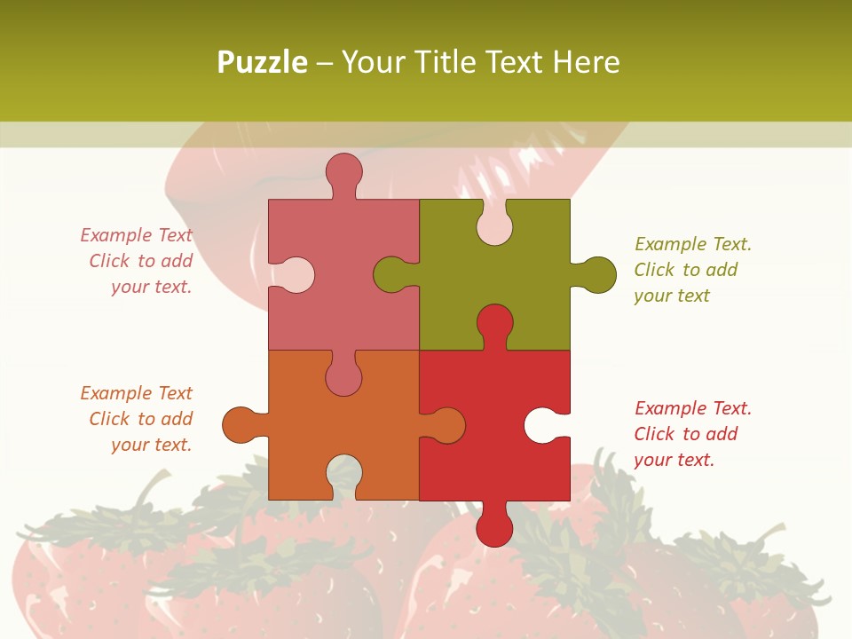 Strawberry Diet Berry PowerPoint Template