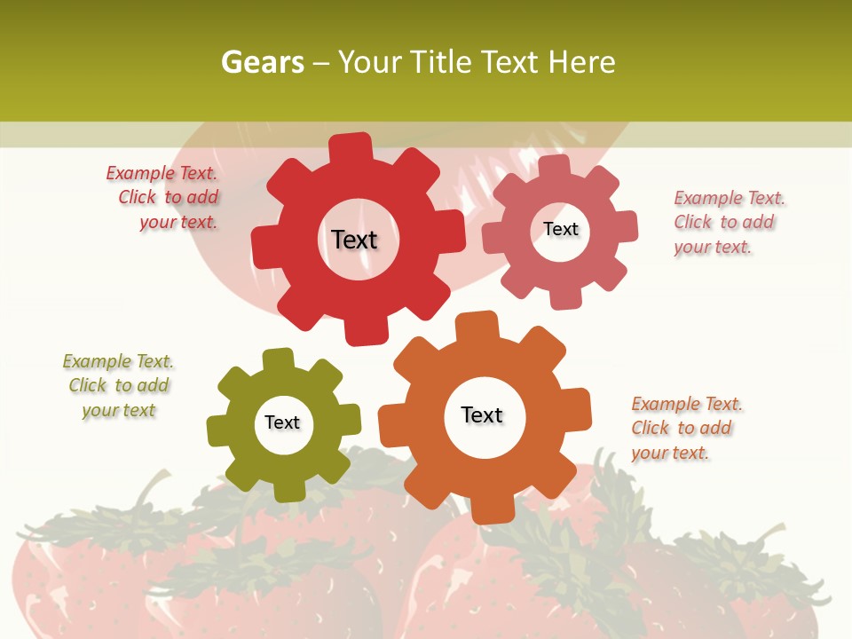 Strawberry Diet Berry PowerPoint Template