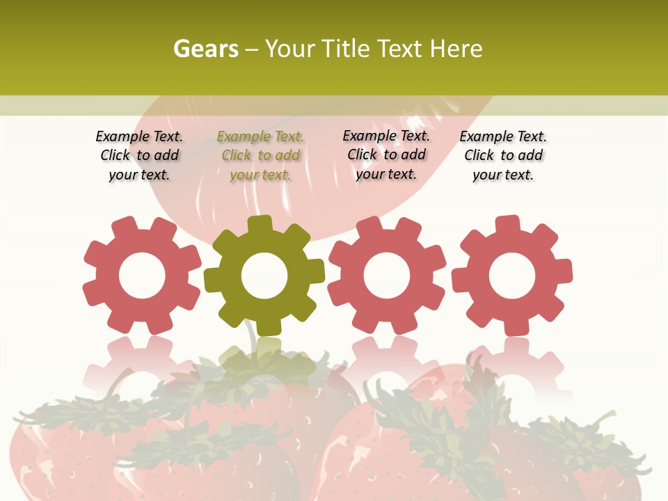 Strawberry Diet Berry PowerPoint Template