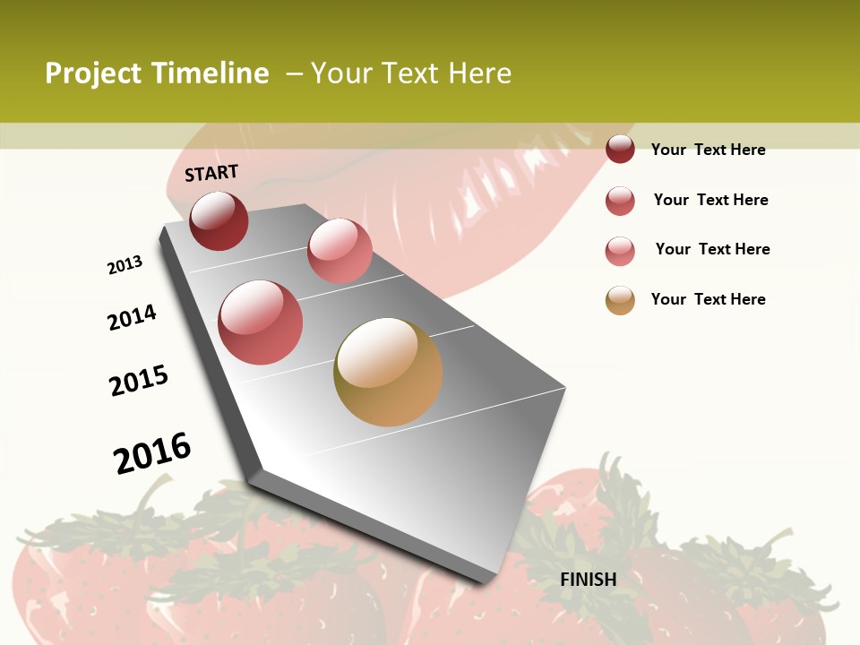 Strawberry Diet Berry PowerPoint Template
