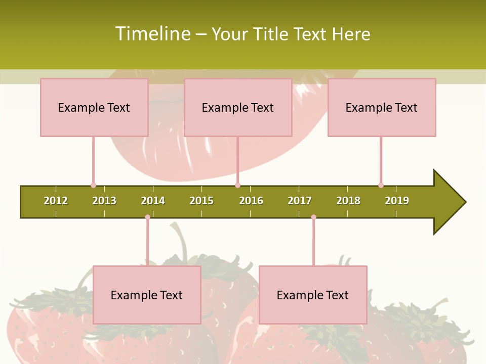 Strawberry Diet Berry PowerPoint Template