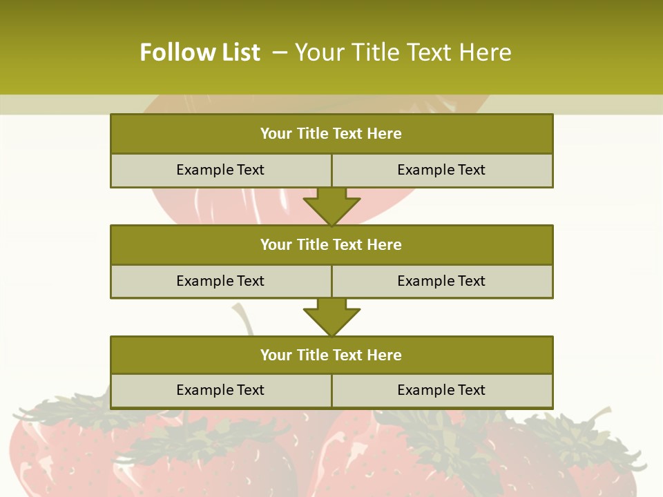Strawberry Diet Berry PowerPoint Template