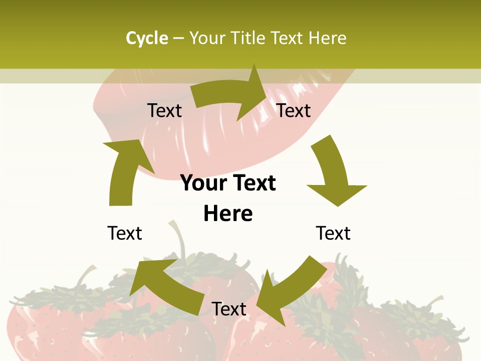 Strawberry Diet Berry PowerPoint Template