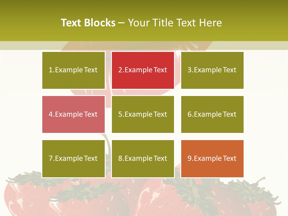 Strawberry Diet Berry PowerPoint Template