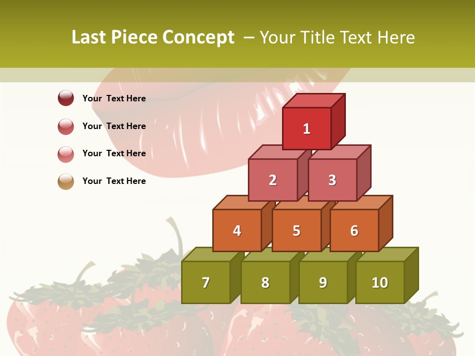Strawberry Diet Berry PowerPoint Template