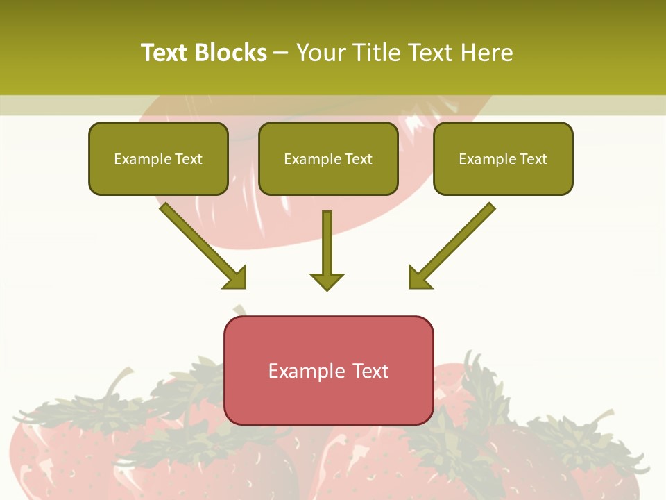 Strawberry Diet Berry PowerPoint Template