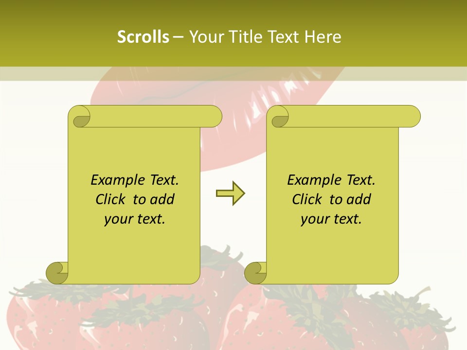 Strawberry Diet Berry PowerPoint Template