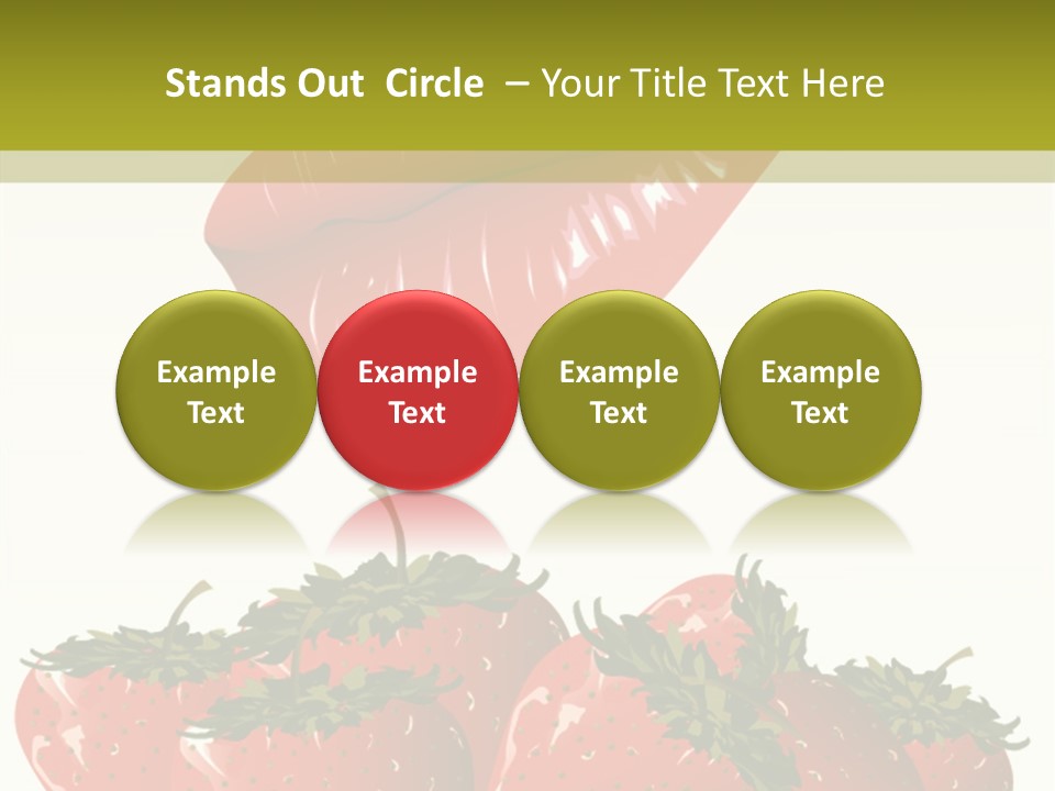 Strawberry Diet Berry PowerPoint Template