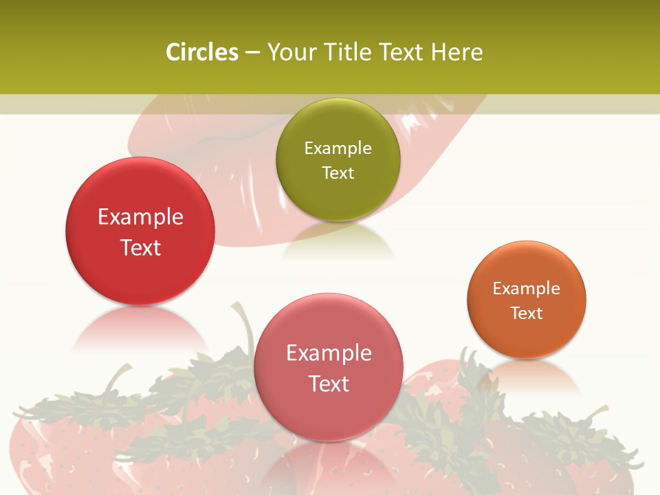 Strawberry Diet Berry PowerPoint Template