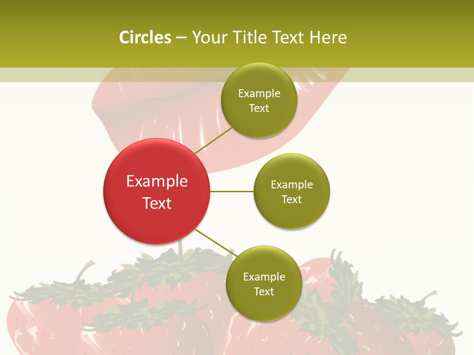 Strawberry Diet Berry PowerPoint Template