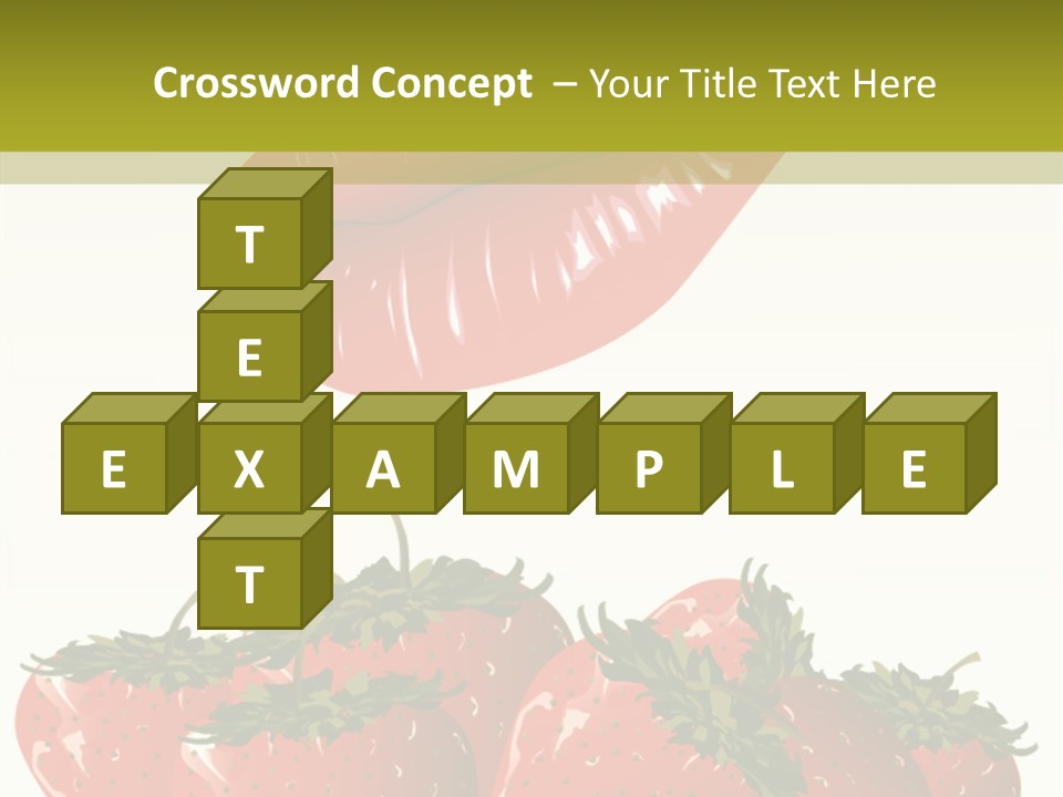 Strawberry Diet Berry PowerPoint Template