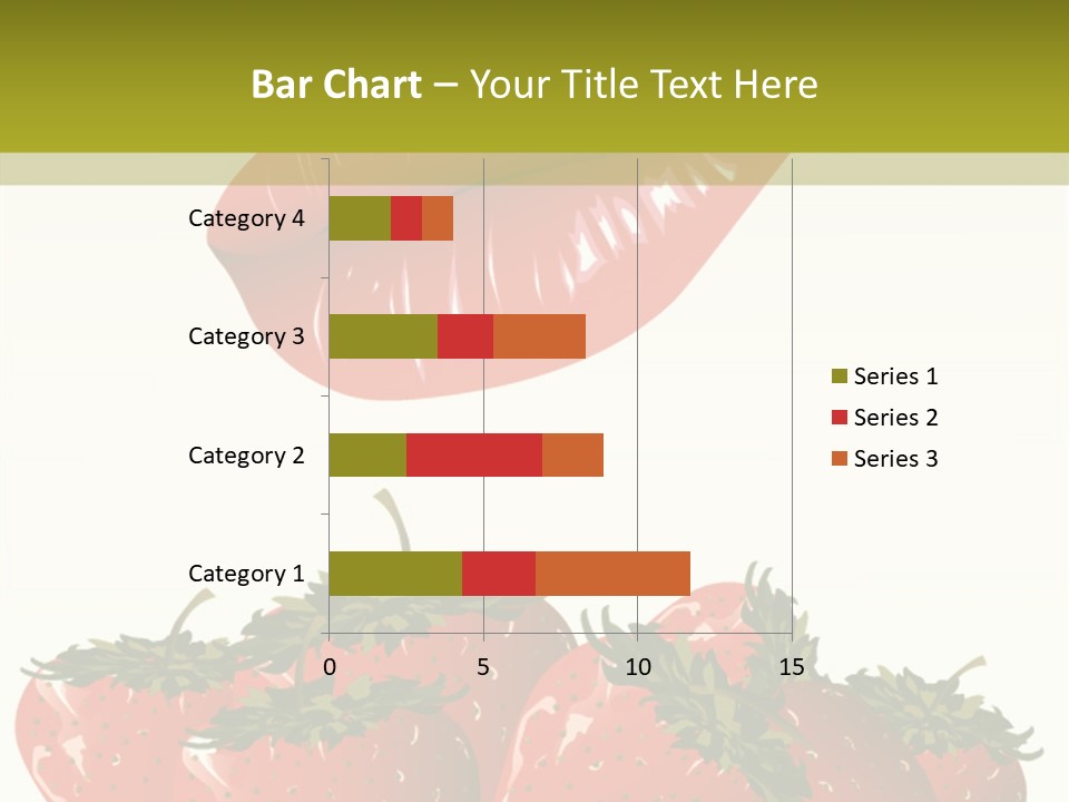 Strawberry Diet Berry PowerPoint Template