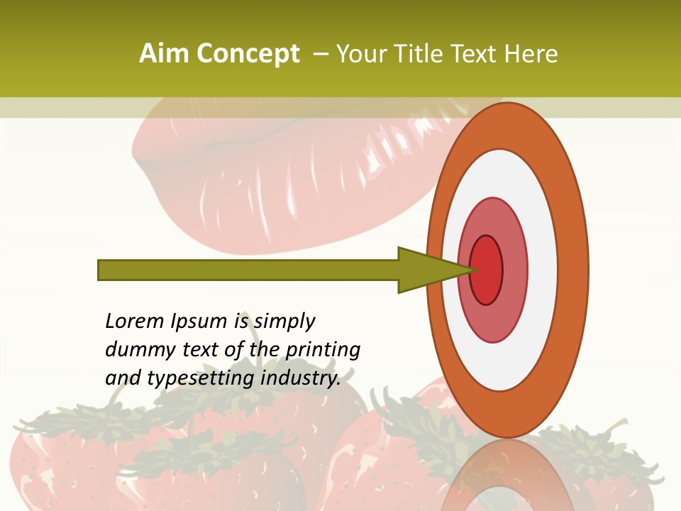 Strawberry Diet Berry PowerPoint Template