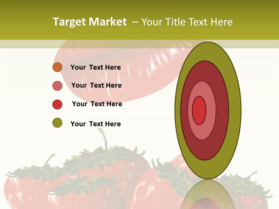 Strawberry Diet Berry PowerPoint Template