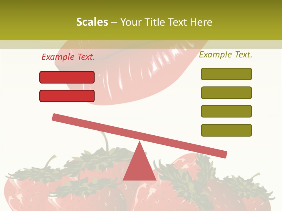 Strawberry Diet Berry PowerPoint Template