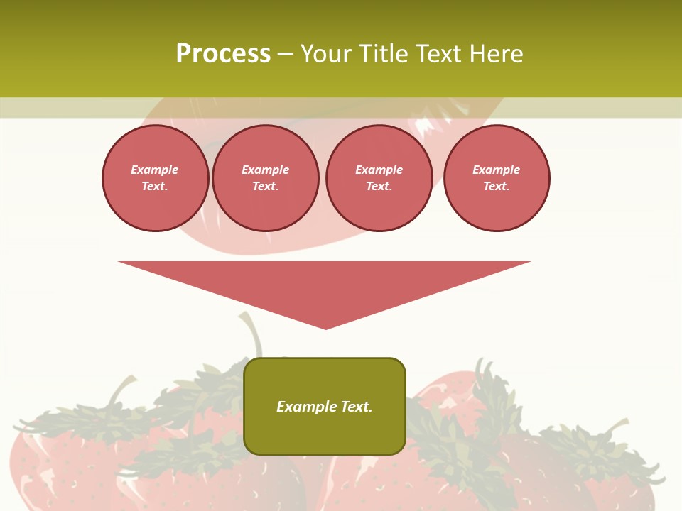 Strawberry Diet Berry PowerPoint Template