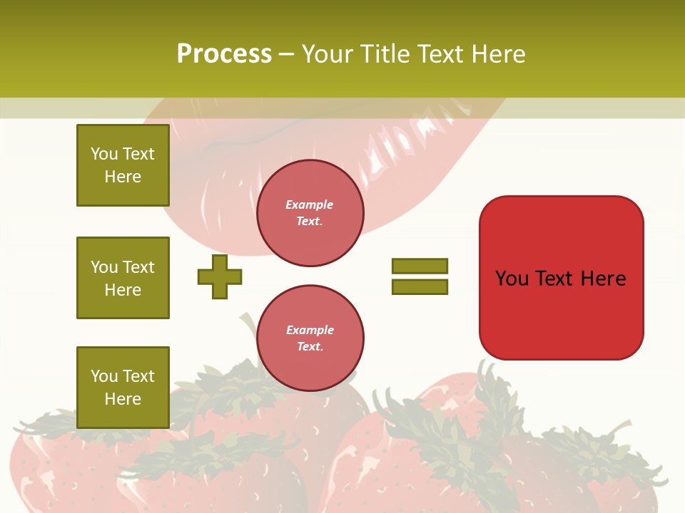 Strawberry Diet Berry PowerPoint Template