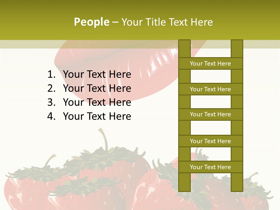 Strawberry Diet Berry PowerPoint Template