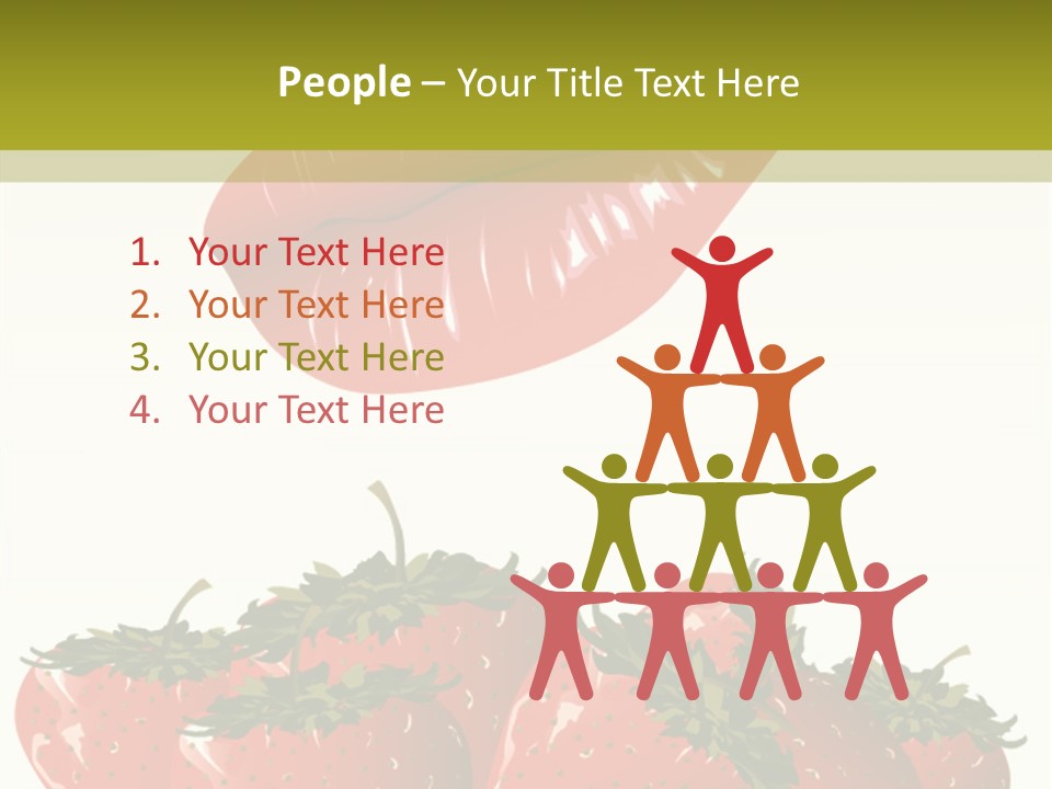 Strawberry Diet Berry PowerPoint Template