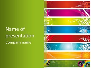 Symbol Set Tech PowerPoint Template