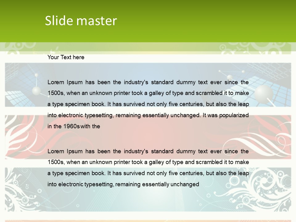 Symbol Set Tech PowerPoint Template