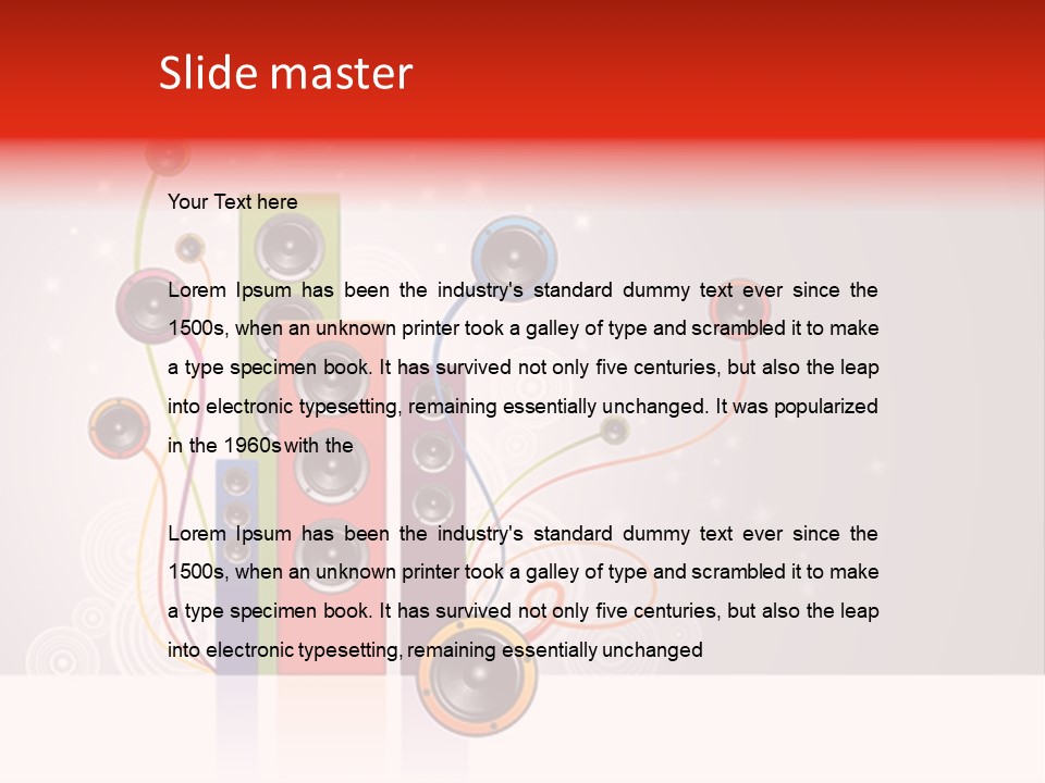 Connection Turntable Mix PowerPoint Template