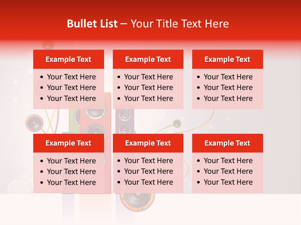 Connection Turntable Mix PowerPoint Template