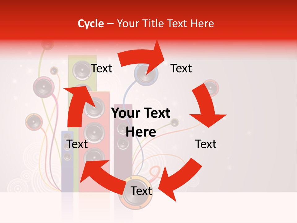 Connection Turntable Mix PowerPoint Template