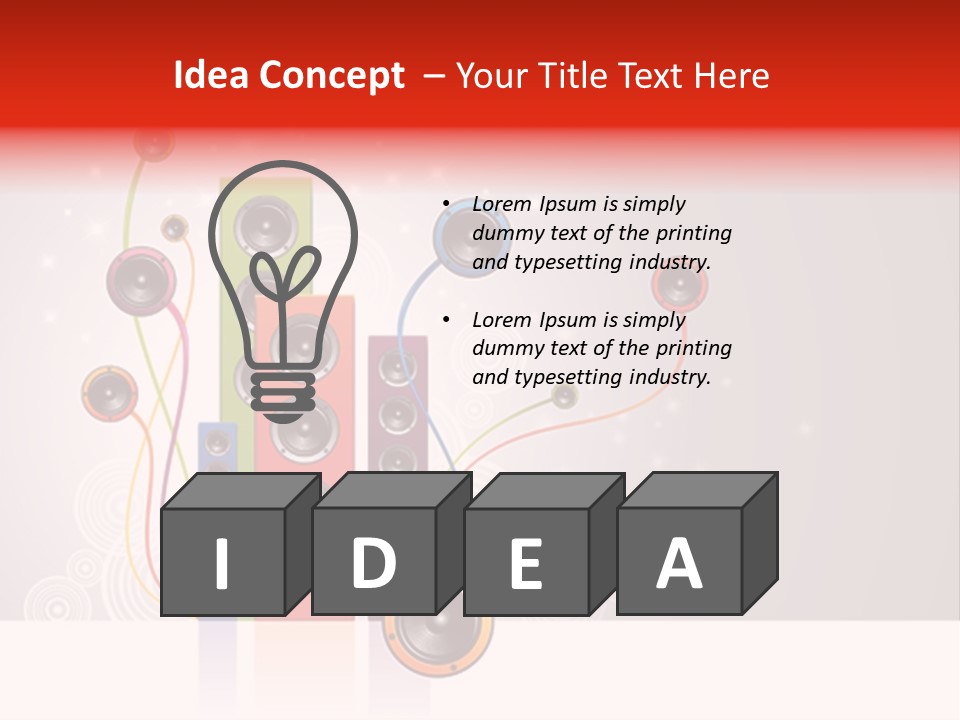 Connection Turntable Mix PowerPoint Template