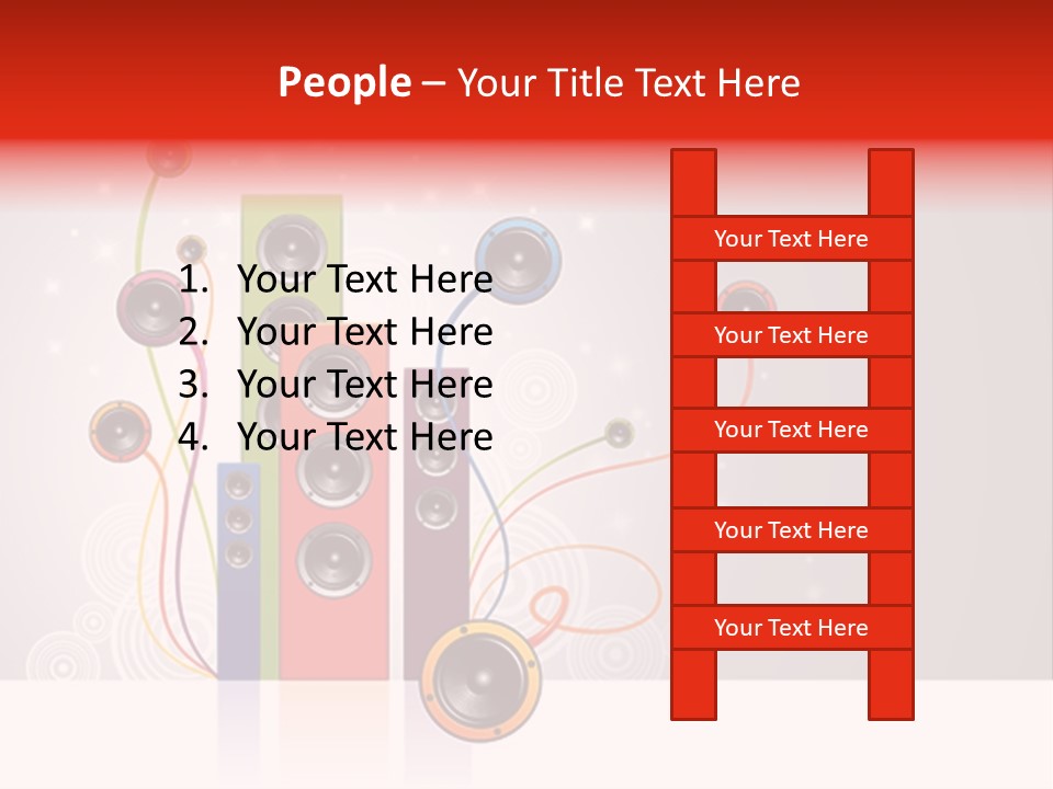 Connection Turntable Mix PowerPoint Template