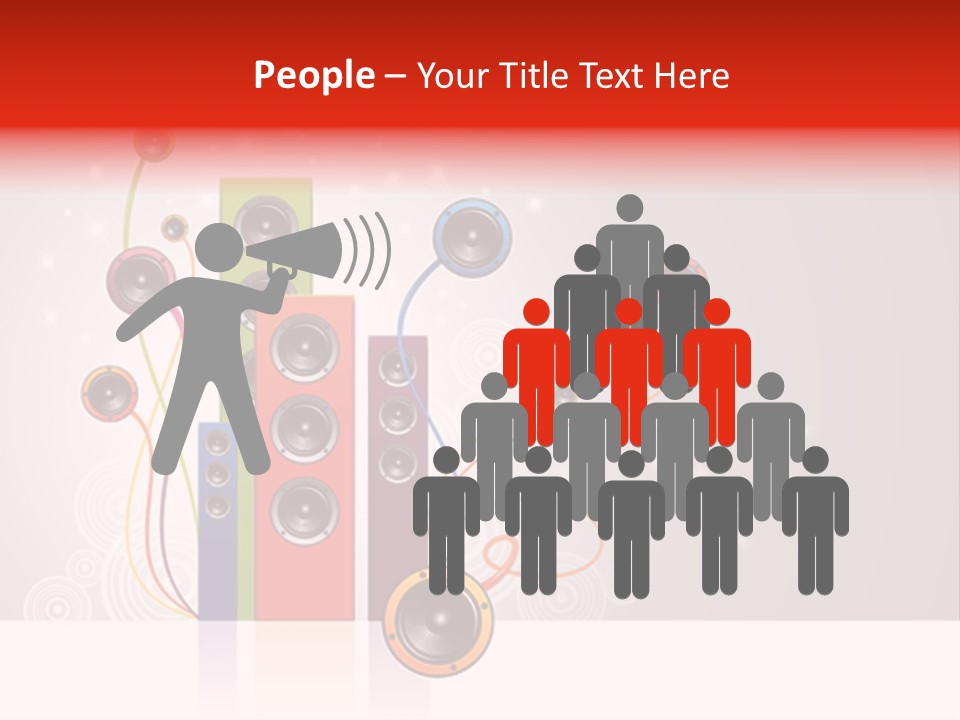 Connection Turntable Mix PowerPoint Template